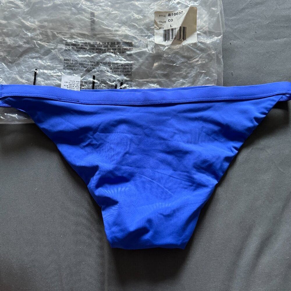Nicole Miller | NWT Cobalt Blue Alejandra Bikini Bottom Size Large - Picture 3 of 8